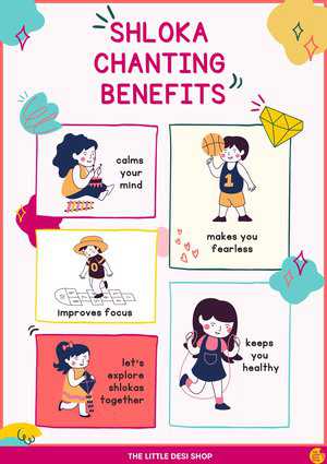 Preview of Benefits of chanting shlokas. Click to download.